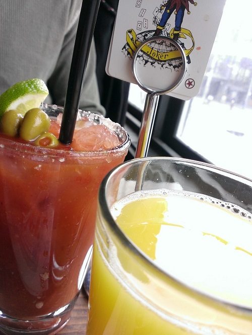 bloody mary and mimosa