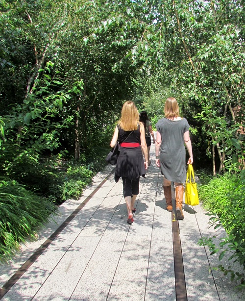 Mom and Jean on the High Line