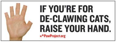 anti-declaw billboard